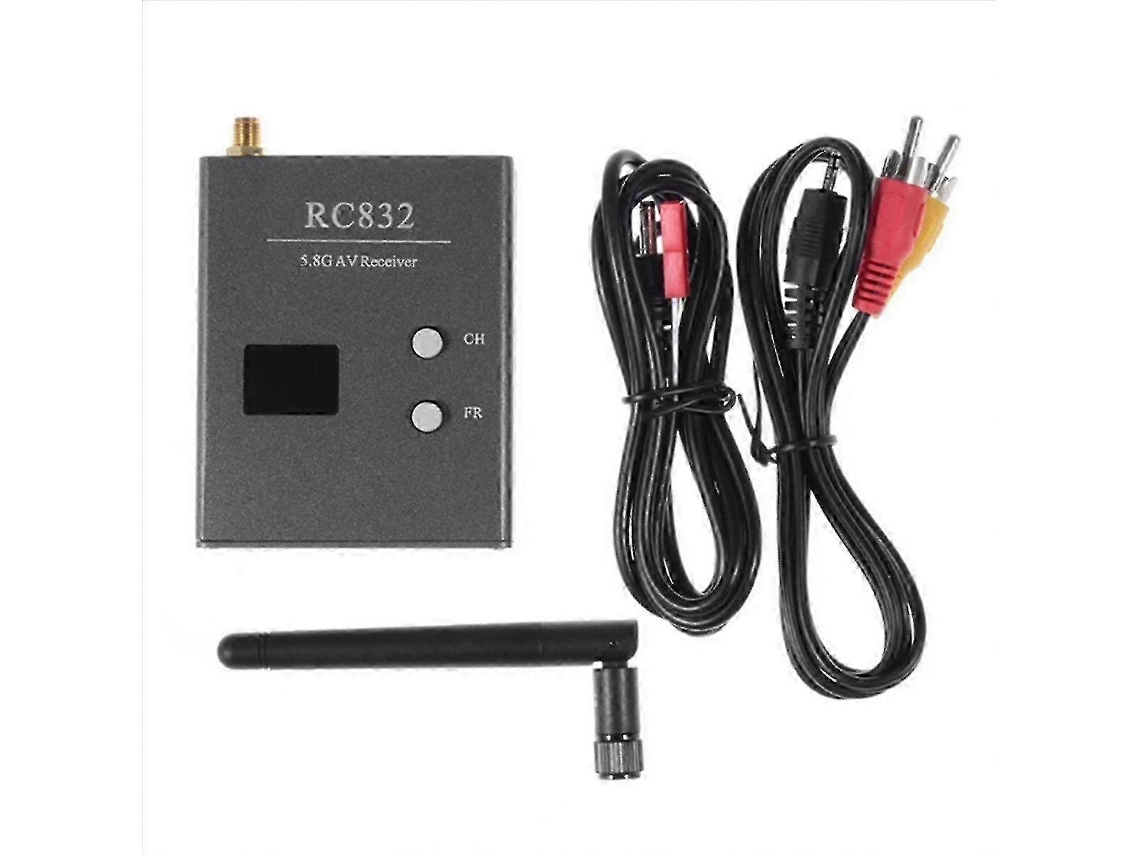 Receptor Fpv 5.8ghz Rc832 Com Antena, Compatível Com Multicópteros E Quadricópteros