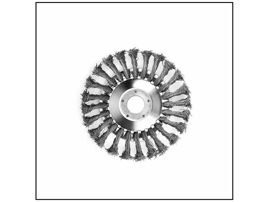 Cabeçote De Corte Para Roçadeira E Aparador De Grama Rotativo – Cabeçote Universal De Fibra De Aço, 15 Cm (6 Polegadas)