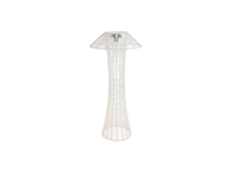 Luminária Solar em Rattan Sintético, Ip44, 35x35x76cm ALEXANDRA HOUSE LIVING