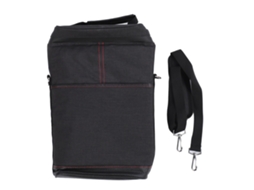 Bolsa Refrigerante Para Vinho De 2 Garrafas Isolada, Resistente A Vazamentos, Com Alça E Correia Ajustável, Portátil, Preta