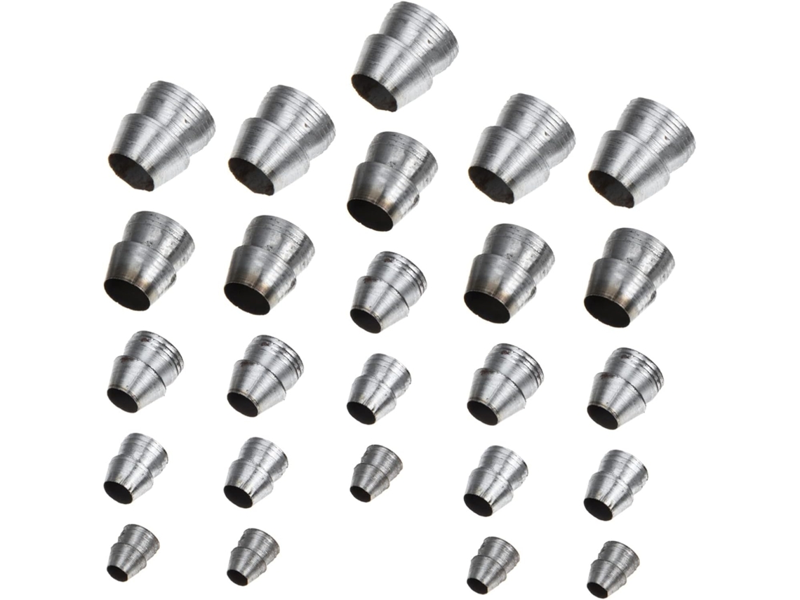 Conjunto De 25 Cunhas Redondas Ferro Doitool Com Cabos Aço, Acessório