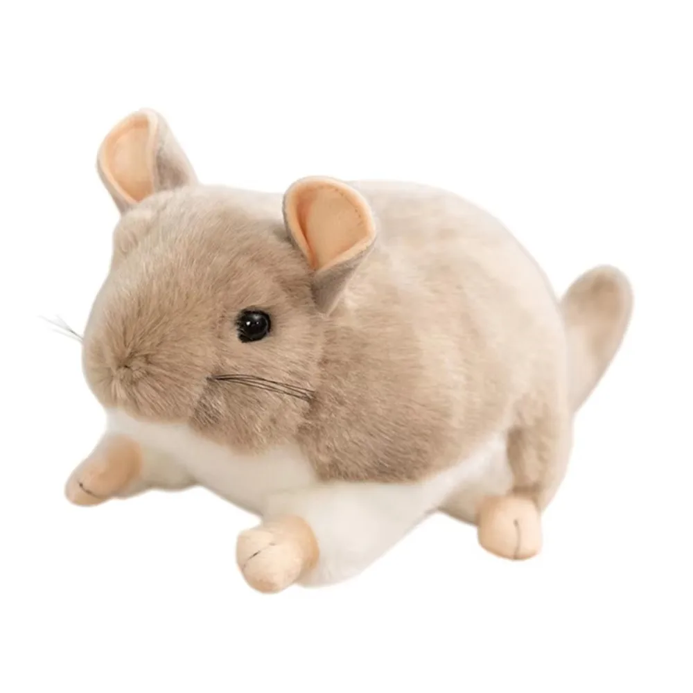 Totoro, um Rato de Pelúcia Cinza, Fofo e Realista, com Aparência Realista. MDUG (40 Cm)