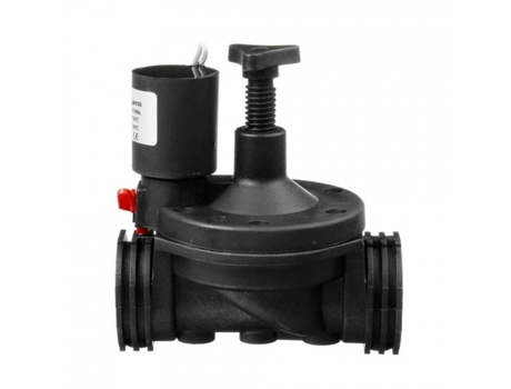 V?lvula Solen?ide de Irriga??o 1 24V com Regulador de Fluxo. Uso Residencial e Agr?cola