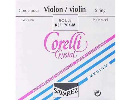 Corelli Corda de Violino E1 4/4 Média Aço Extremidade Do Laço