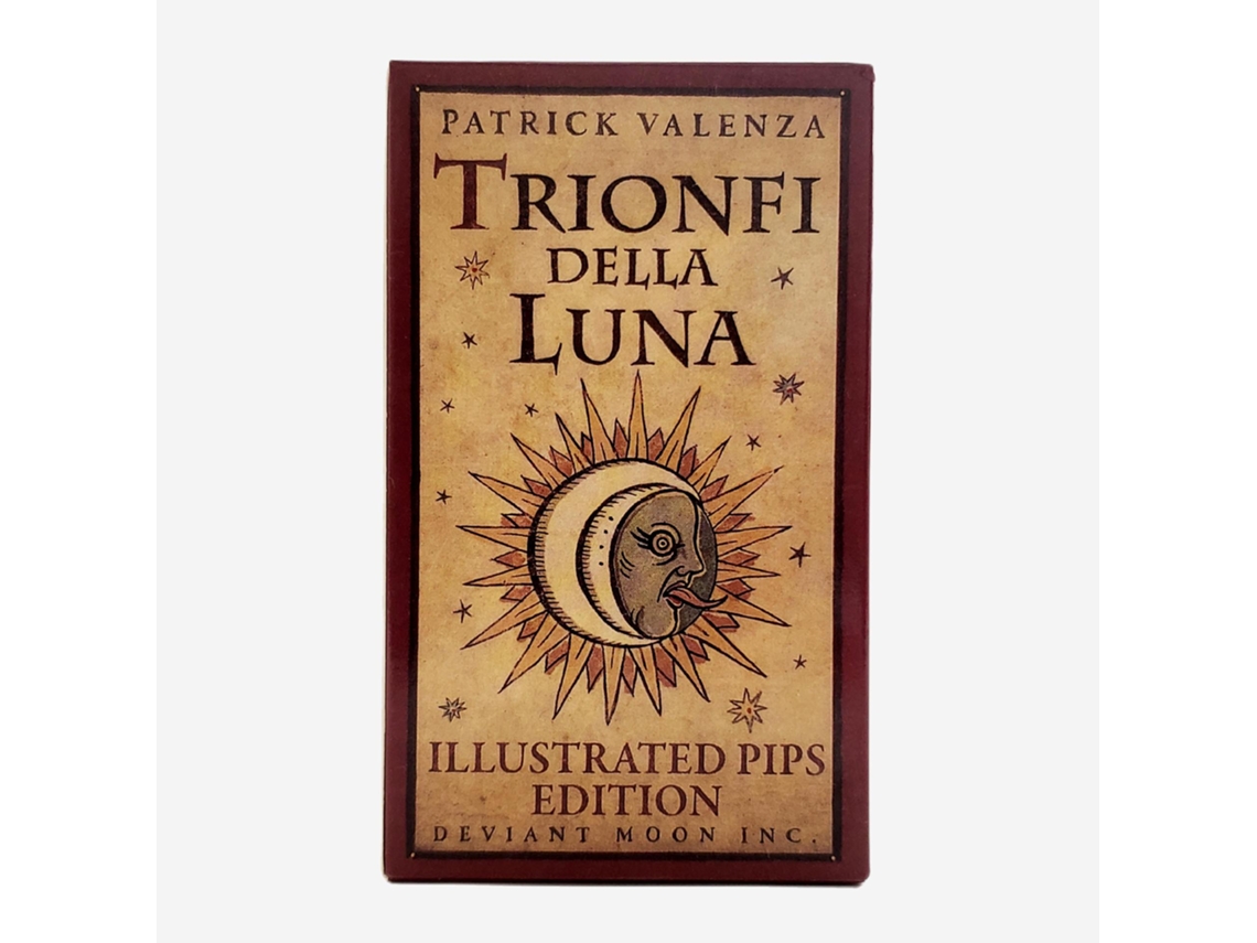 O Jogo De Tarô Lua Maligna – 78 Cartas Embaladas Em Uma Caixa Colorida De Papel Revestido.