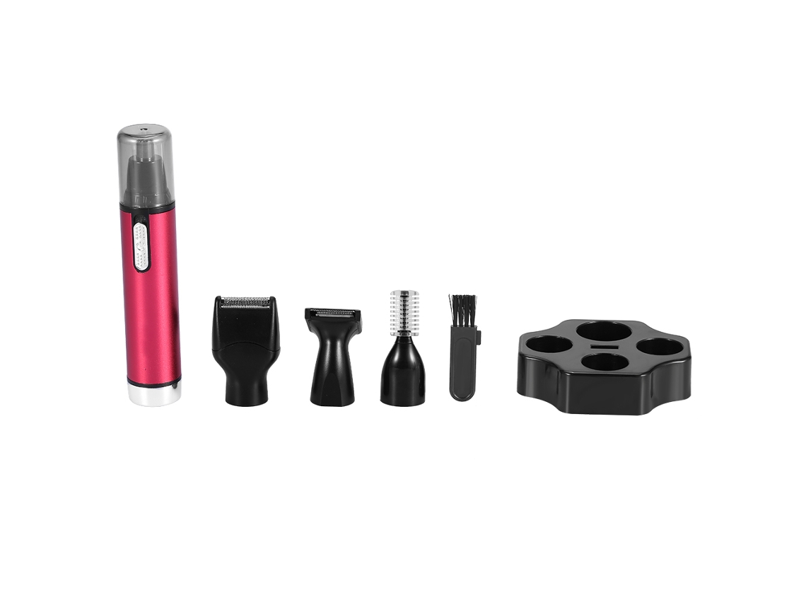 2026 kit de Limpeza Facial 4 em 1: Cortador de Cabelo Nasal, Barba, Sobrancelha Elétrico, Recortador e Afeitadora