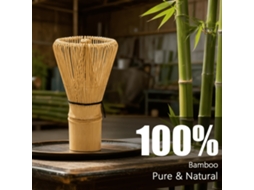 Batedor De Matcha Japonês, Escova De Bambu Com 100 Dentes