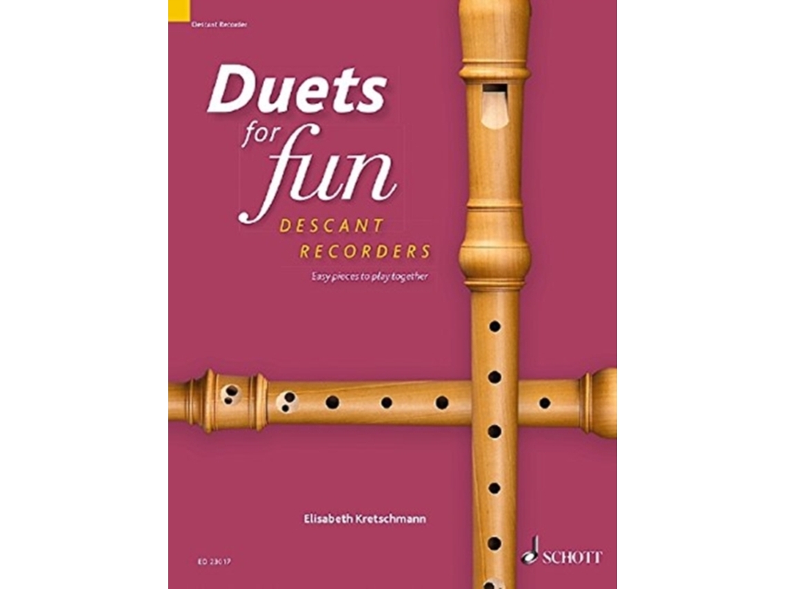 Livro Duets for fun Descant Recorder de Elisabeth Kretschmann (Inglês)