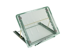 Suporte Para Notebook (ajustável, Dissipação De Calor) Base De Suporte De Metal Para Notebook E Tablet, Verde Escuro