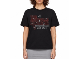 Rockinstone Amityville Horror Movie Flies Black Adult T-shirt Size:l