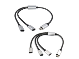 Novo Divisor Usb C Macho Para Dois Usb C Fêmeas Para Cabos De Carregador Tipo C SUNNY SPACES