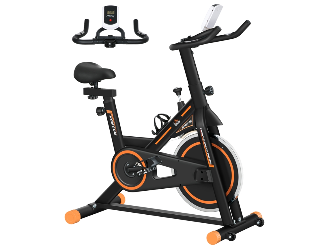 Bicicleta Estática com volante de 8kg, LCD, pulsômetro BTFORUS