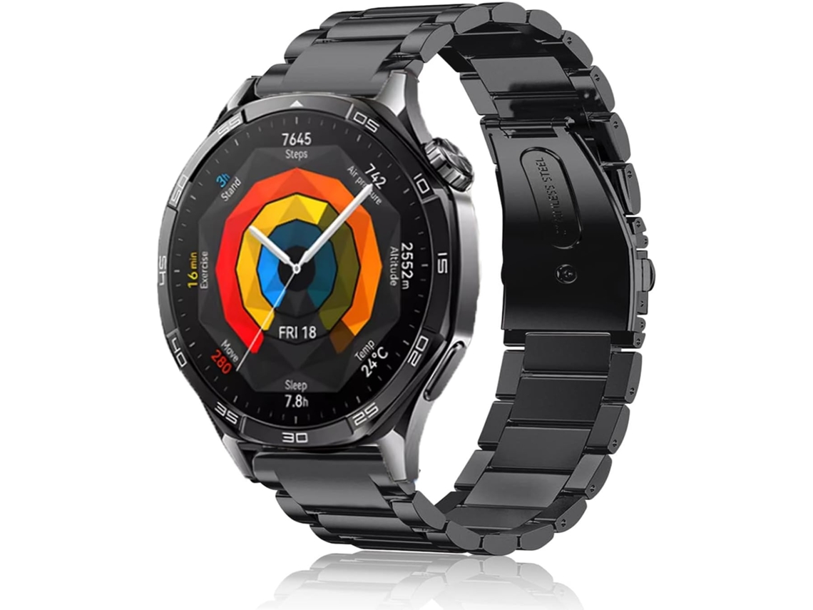 Pulseira de couro com 22 Mm Alta Qualidade Confortável Resistente S/MARCA