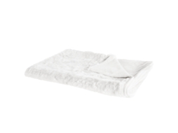 Manta Suave Y Cómoda Beliani Tourza De Acrílico Blanco 180x220x2