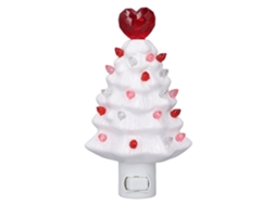 Luminária de Parede com Led em Cerâmica Árvore de Natal para Decoração de Quarto e Casa S/MARCA