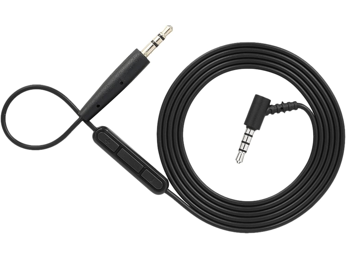 Cabo De Áudio De 3, 5 Mm Para 2 Resistente E Portátil Fácil De Usar