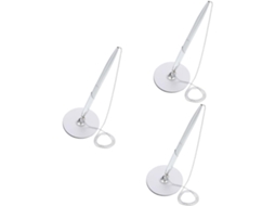 Conjunto De 3 Canetas Executivas Elegantes E Robustas,