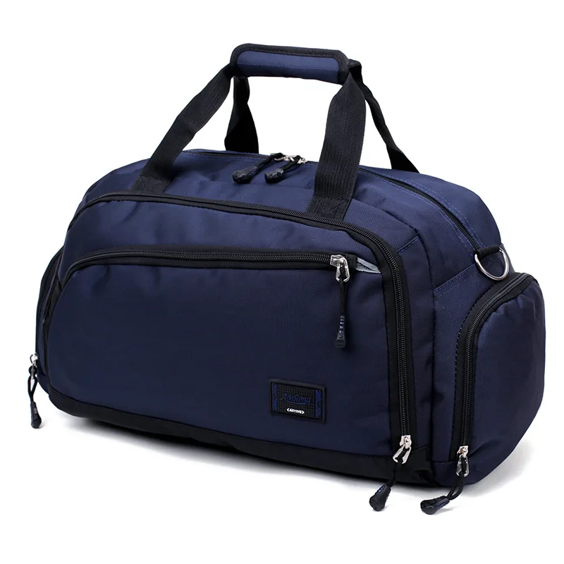 Bolsa de Ginástica Masculina 2023, Mochila Esportiva para Fitness, Cilíndrica com Alça Ombro, Viagem Feminina em Nylon Impermeável. AQUAFORGE