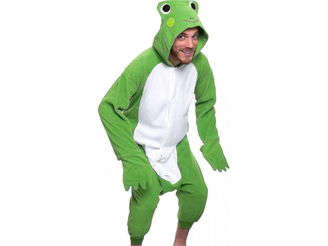 Fantasias de Halloween para Adultos Fantasias de Personagens de Pelúcia em uma Peça Animais e Criaturas Marítimas Sapo Médio