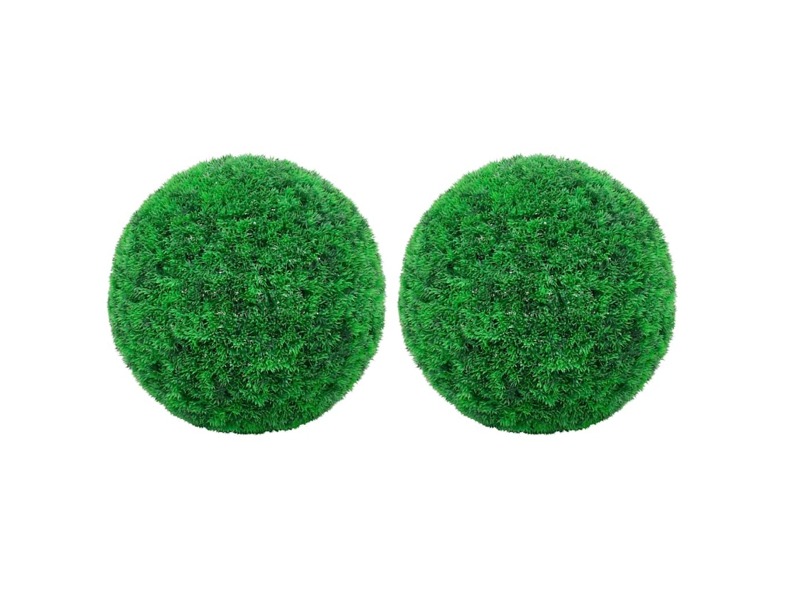 Vidaxl Bolas De Buxos Artificiais 2 Pcs 35 Cm