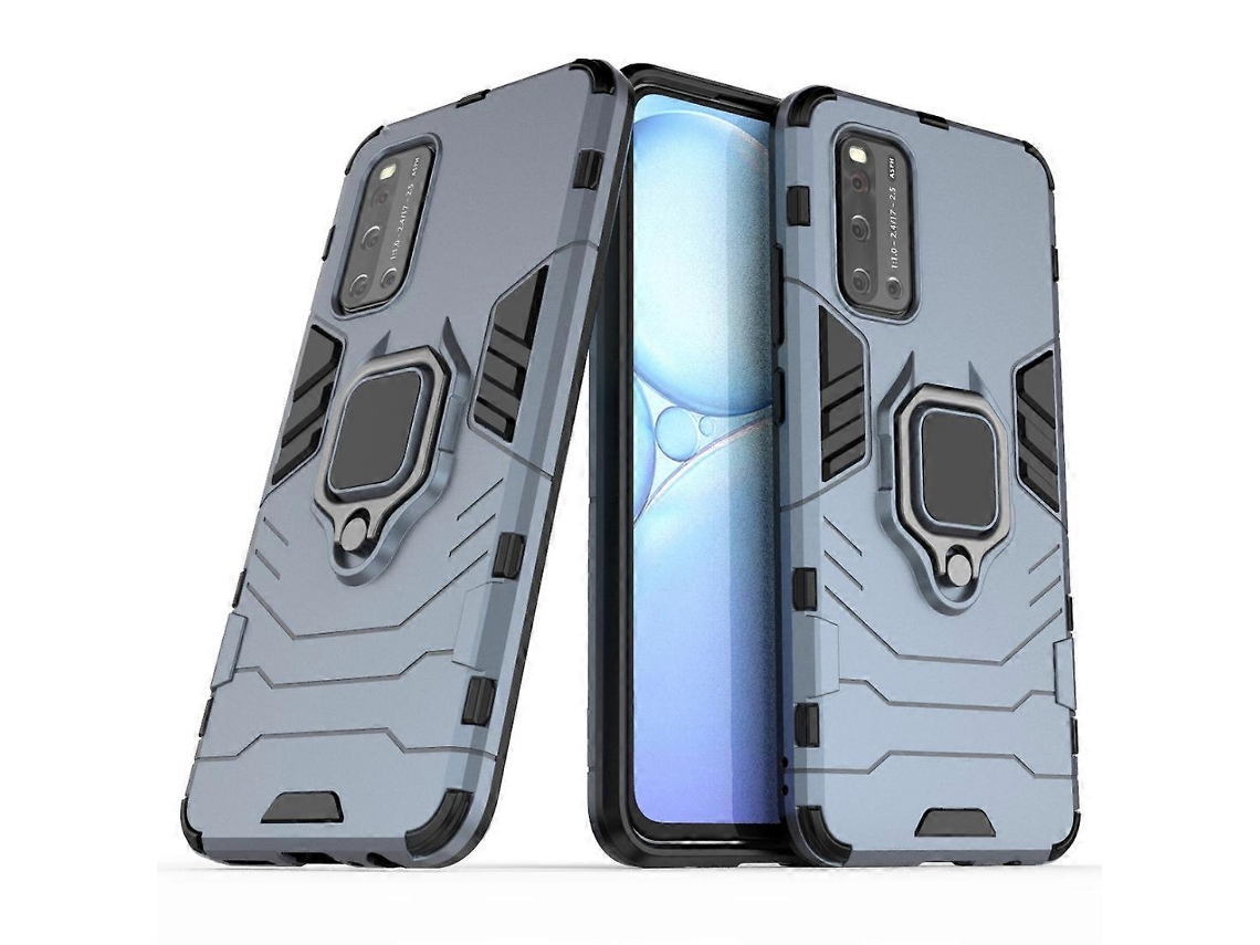 Capa Protetora Antiqueda Pc Tpu Com Suporte De Anel Para Vivo V19 (índia)
