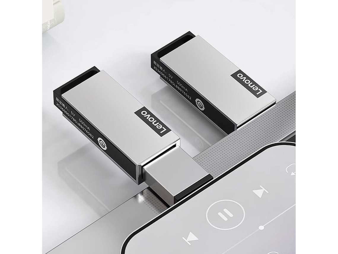 Pen drive Lenovo K101 USB 3.0, 64 GB, 128 GB e 32 GB, 130 MB/s, alta velocidade, com conexão rápida.