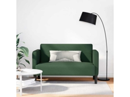 Vidaxl Sofá-luvas 109 Cm Tecido Corduroy Verde Escuro