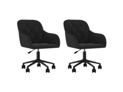 Dining Chair, Dining Chairs Vidaxl Preto Veludo (n/a)