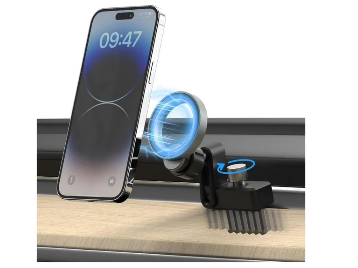 Suporte Carro Para Apple Yizhood Magnética Preto