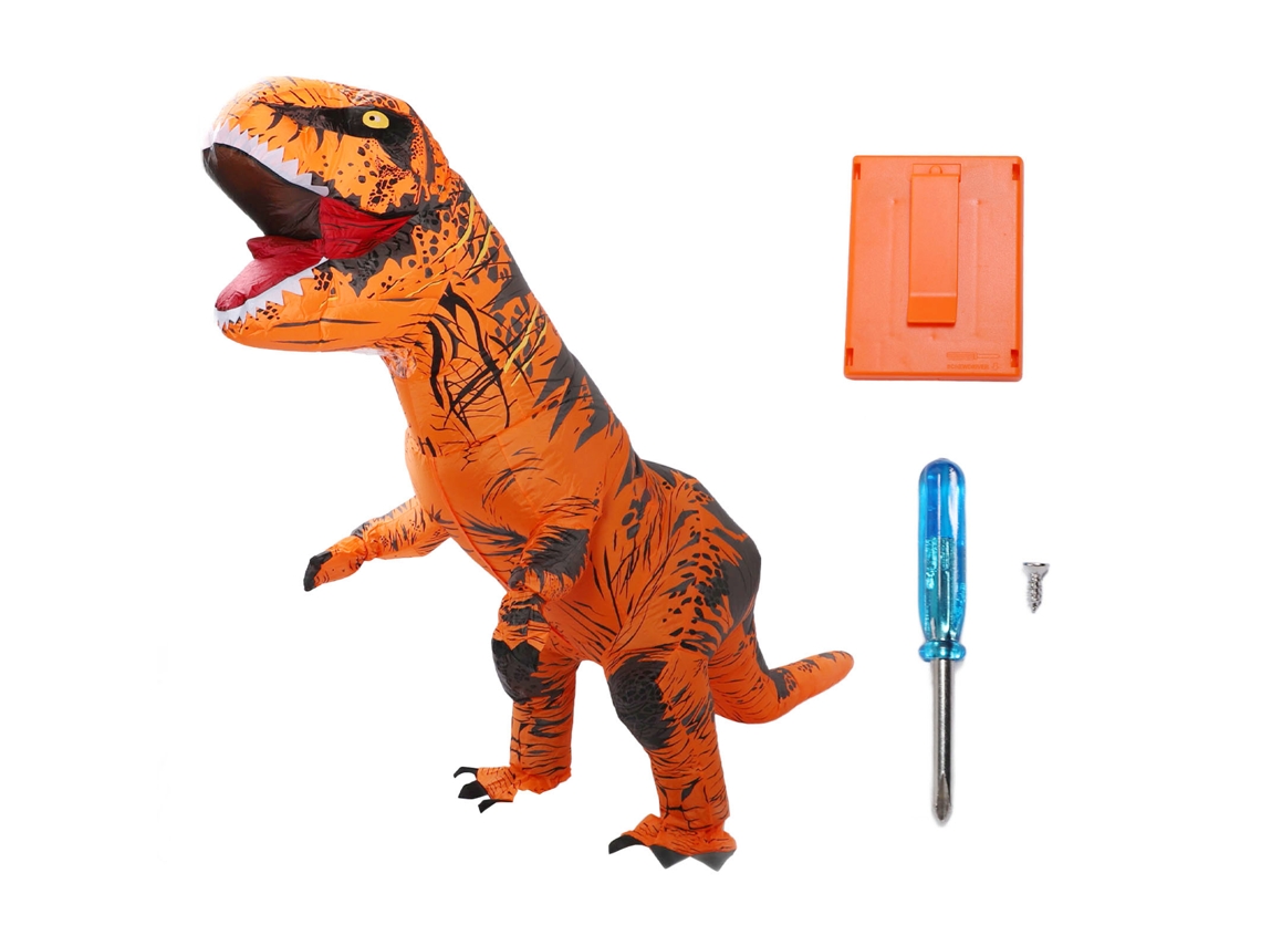Traje de Dinossauro T Rex Inflável para Festa | S/MARCA