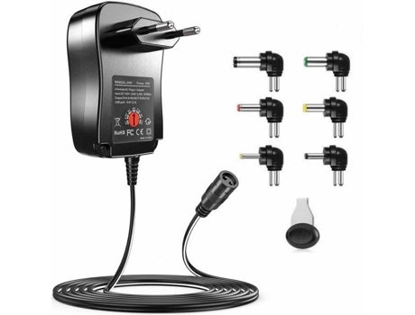 Fonte Universal - 30w - 3v A 12v - 6 Pontas Removíveis - Interna - Elétrica