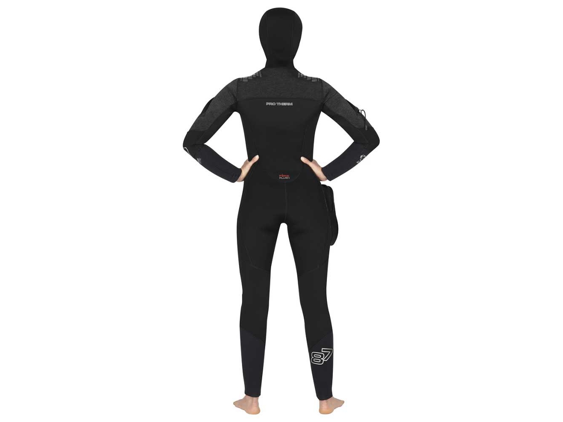 Fato Neoprene Pro Therm She Dives 8/7 Mm Preto S4Mares