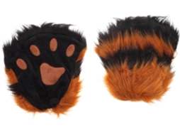 Luvas De Pelúcia Adoráveis Gato Para Cosplay E Halloween, Acessórios