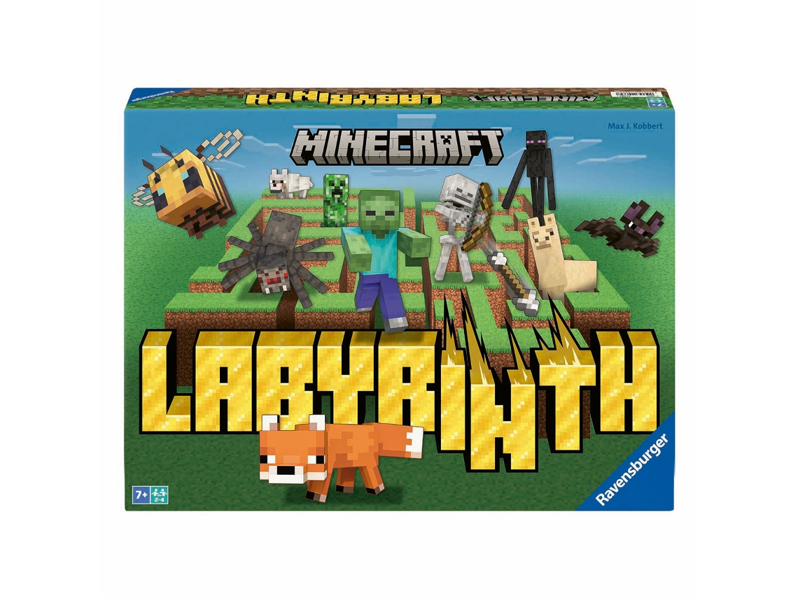 Jogo De Tabuleiro De Aventura E Quebra Cabeça Ravensburger Labyrinth Minecraft
