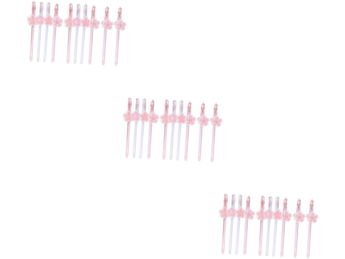 Nuobesty Conjunto De 30 Canetas Esferográficas E Em Gel Com Pingente