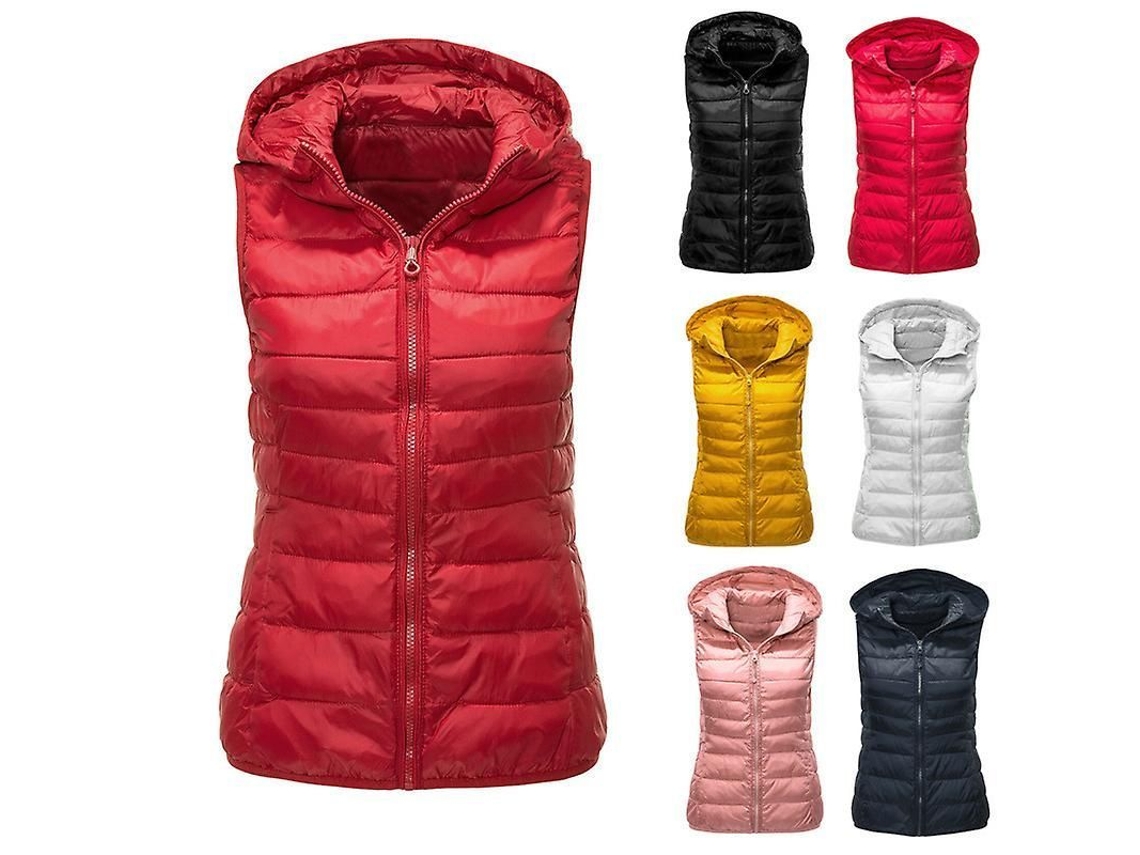 Colete Termica Feminina Roupa De Inverno E Outono De Algodao Misturado Rosa