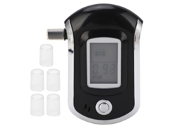 Yuru testador de Alcool Digital Portátil com Bocal Substituível Detector de Bafo Modelo At 6000
