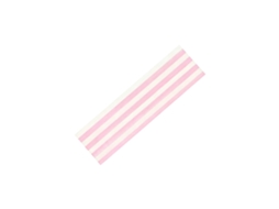 Cinta de Cabeça Listrada Rosa Branca