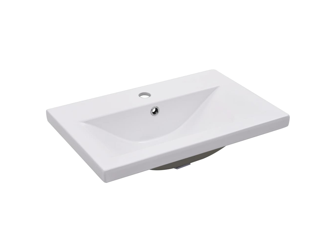 Lavatório Vidaxl Branco Cerâmica (61x39,5x18,5 Cm)