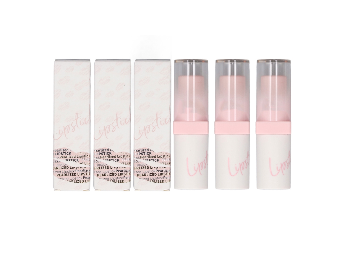 3 unidades de protetor labial perolado brilhante com glitter fosco, sem adição de flocos, para uso diário, festas e dança 06