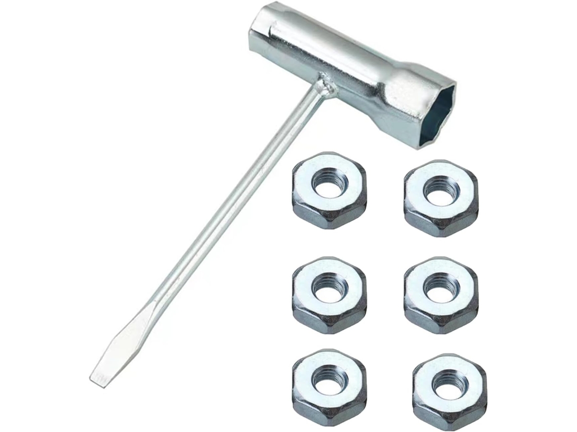 Chave De Porca Barra 13 X 19 Mm Ms170 (6 Peças) Compatível Com