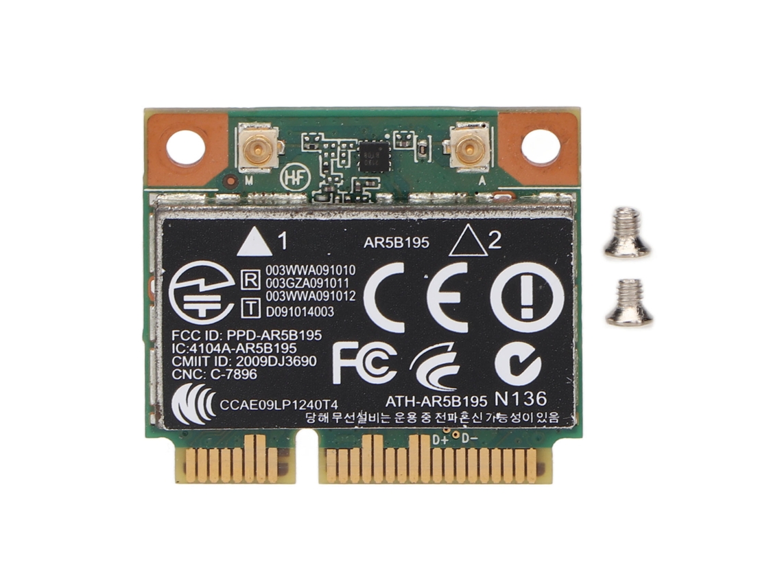 Placa De Rede Sem Fio (wifi 150m Bluetooth 3) Ar5b195 Versão Hp Mini Pcie