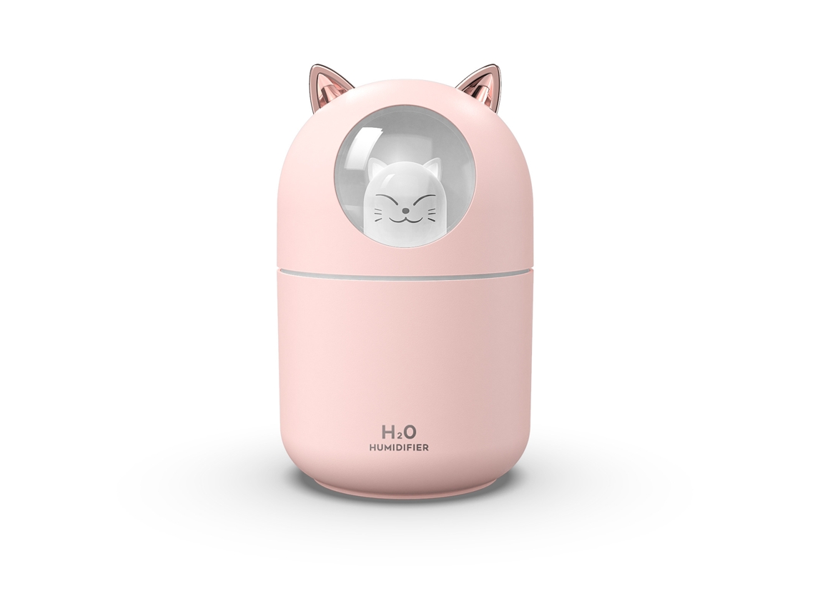 Difusor De Aromas  300ml Usb Humidificador Rosa*