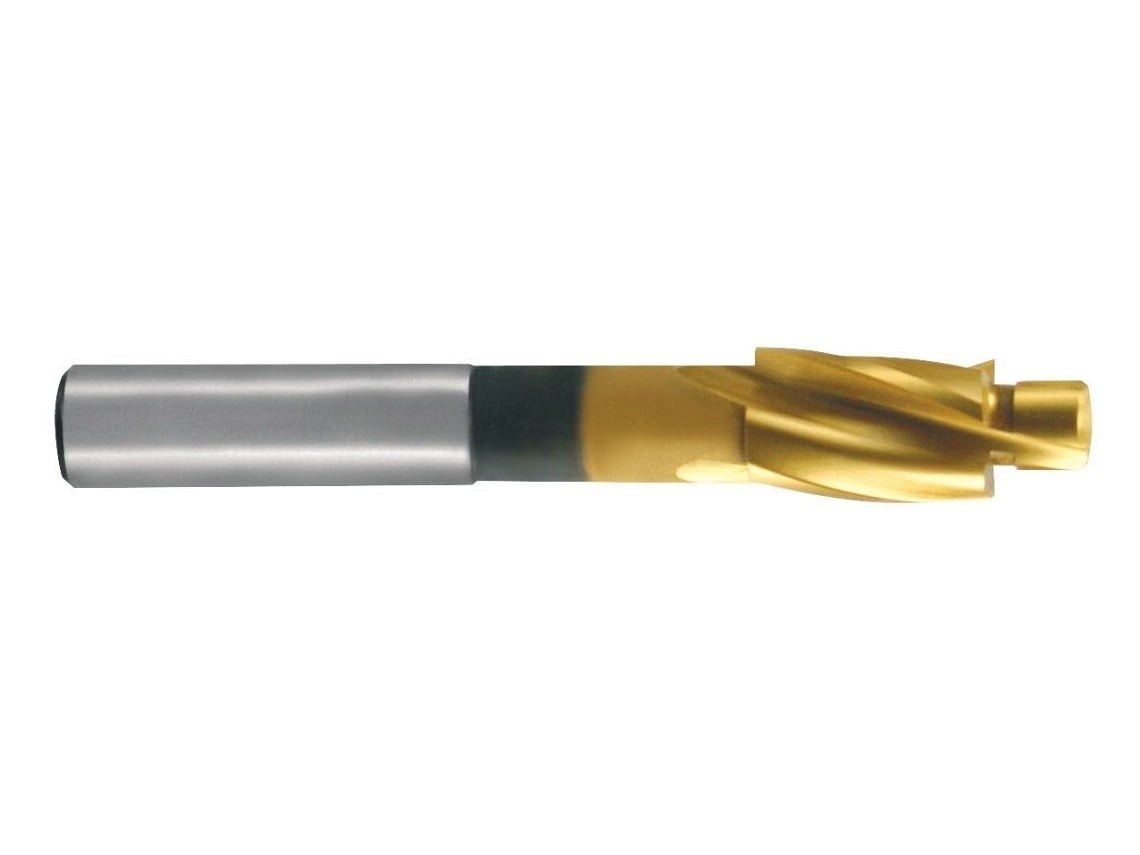 RUKO-102403T-Escareador Plano Din 373 Hss-Tin Rosca M5 De Passo Fino