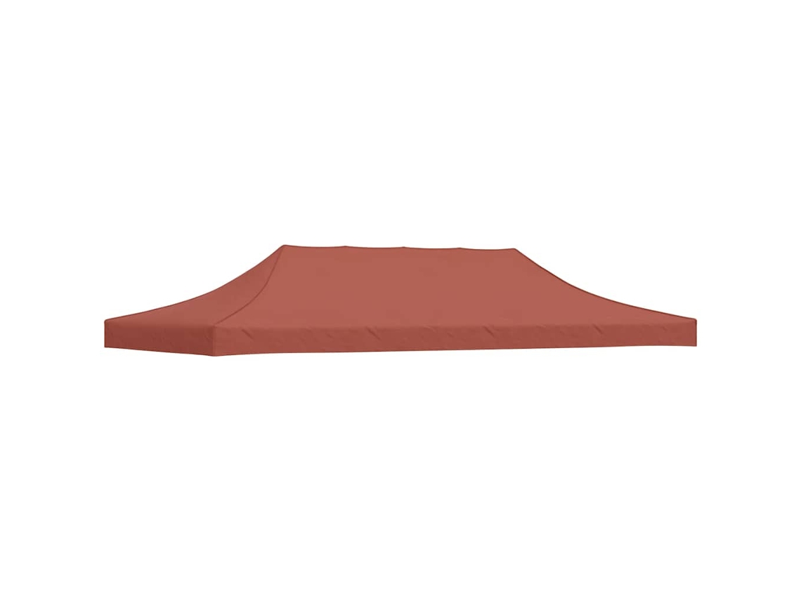 Vidaxl Teto Para Tenda De Festas 6x3 M 270 G/m² Terracota