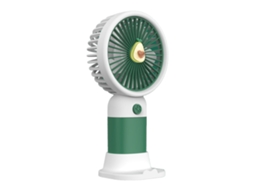 Ventilador Portátil Recarregável Silencioso Com Base De Mesa