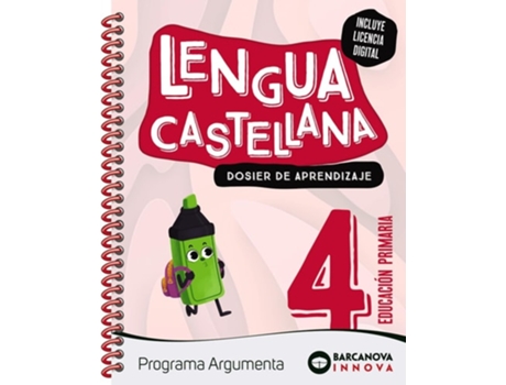 Livro Argumenta 4. Lengua Castellana. Dosier Da Editorial Barcanova De Diego Montero, Núria Murillo Et Al. (espanhol)