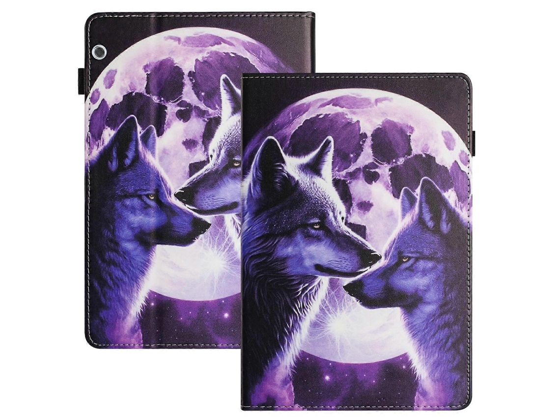 Capa de couro inteligente com textura de lichia Webake para tablet