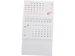 Mini Calendário De Mesa, Planejador Mensal Com Suporte Resistente,