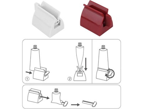 Dispensador de Pasta de Dentes  ABS